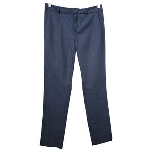 Banana Republic Factory Sz 4 Ryan Blue Plaid Slim Ankle Pants Academia Preppy